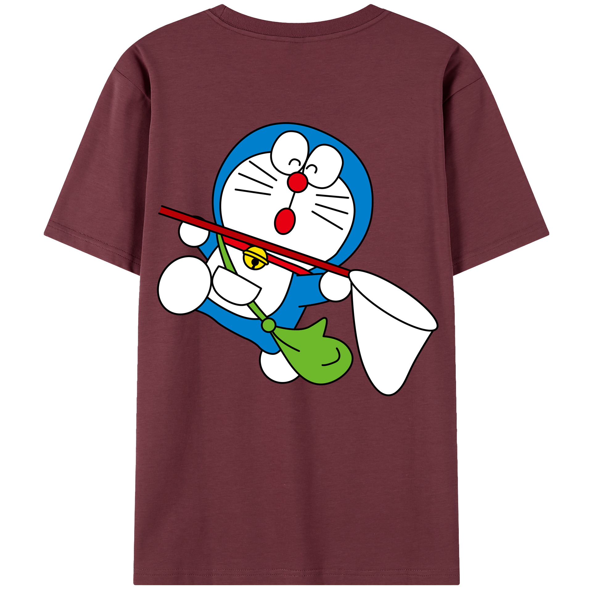 （画像用） ドラえもん Doraemon 綿100％半袖Tシャツ（背面プリント）
